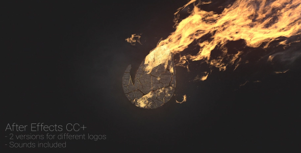 Logo at Fire - VideoHive 17931737