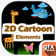 2D Cartoon Element - VideoHive Item for Sale