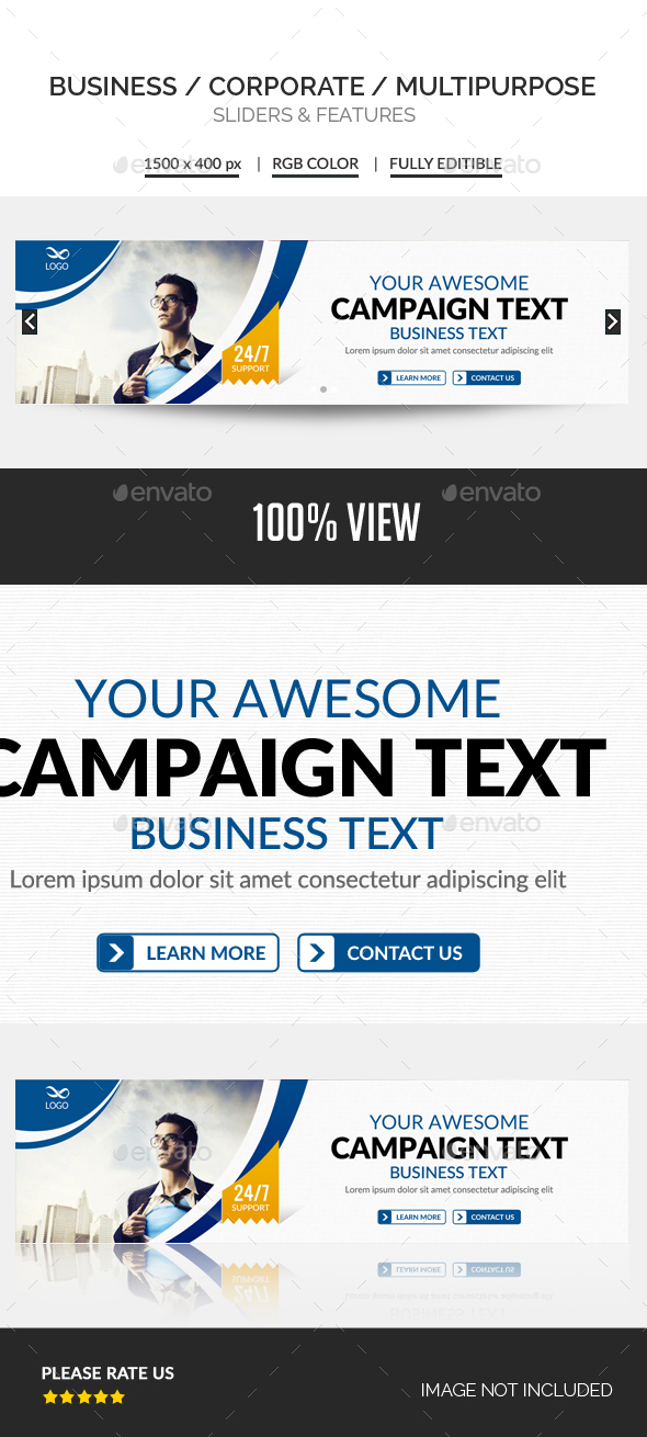 Business Slider - Sliders & Features Web Elements