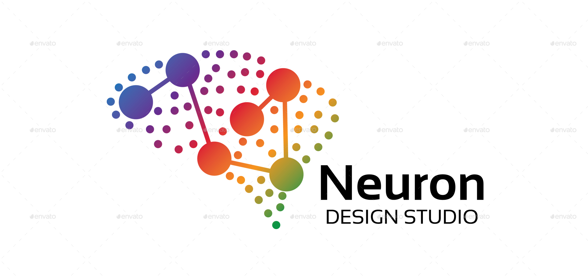 Neuron Logo Design Inspiration Stock Vector - Illustration of tech, brain:  134325362