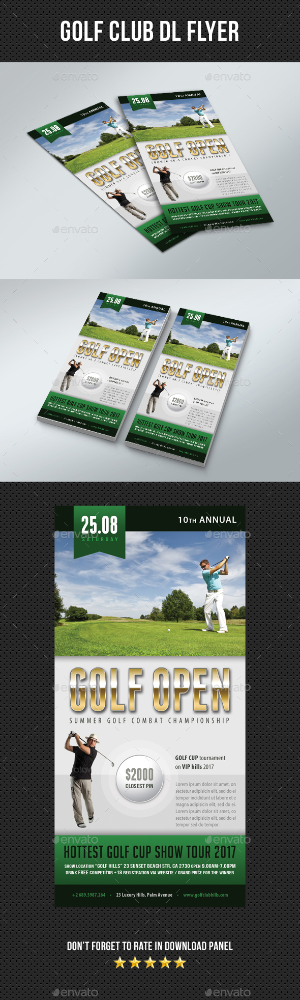 Golf Club DL Flyer 03 - Sports Events