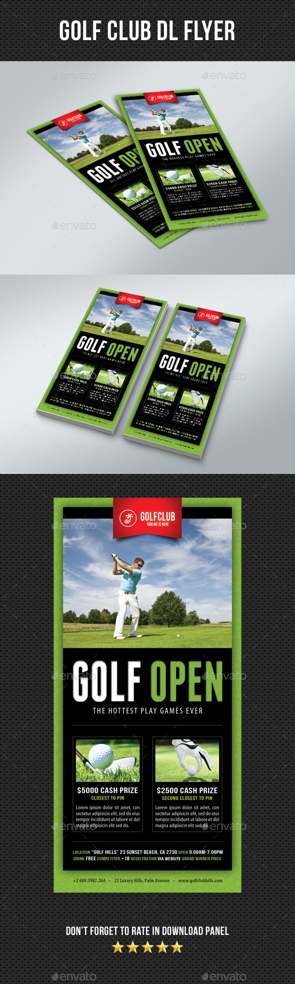 Golf Club DL Flyer 04 - Sports Events