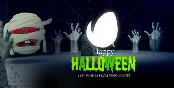 Halloween Wish Logo - VideoHive 17968209