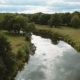 Beautiful Summer Landscape, River And Green Forest Around - VideoHive Item for Sale