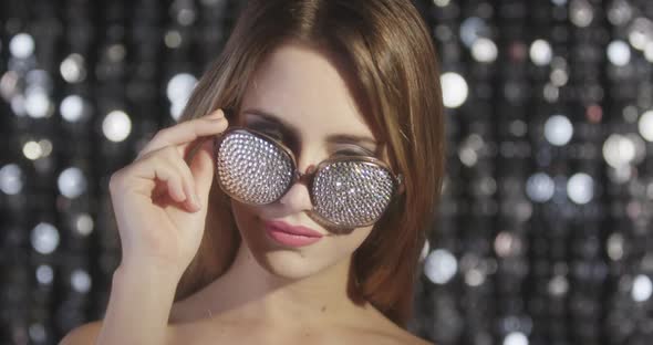 Silver babe gogo dancer diva party disco woman alt