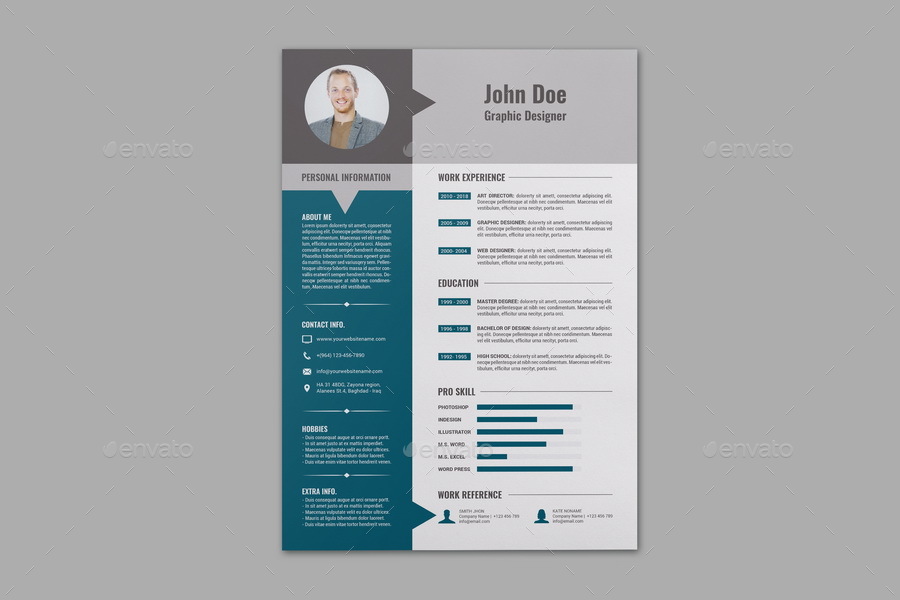 Resume Vol.1, Print Templates | GraphicRiver