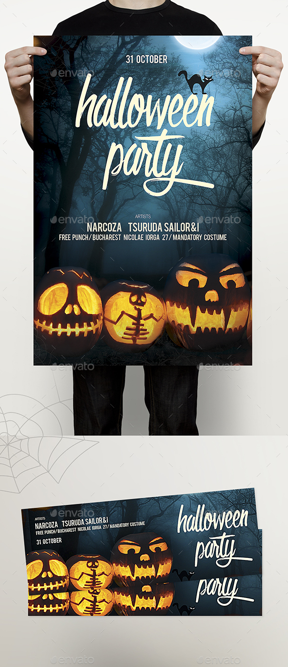 Halloween Flyer - Clubs & Parties Events