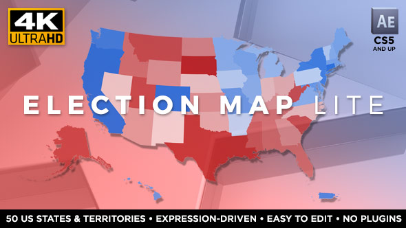Election Map LITE - VideoHive 17982022