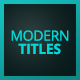 Modern Titles - VideoHive Item for Sale