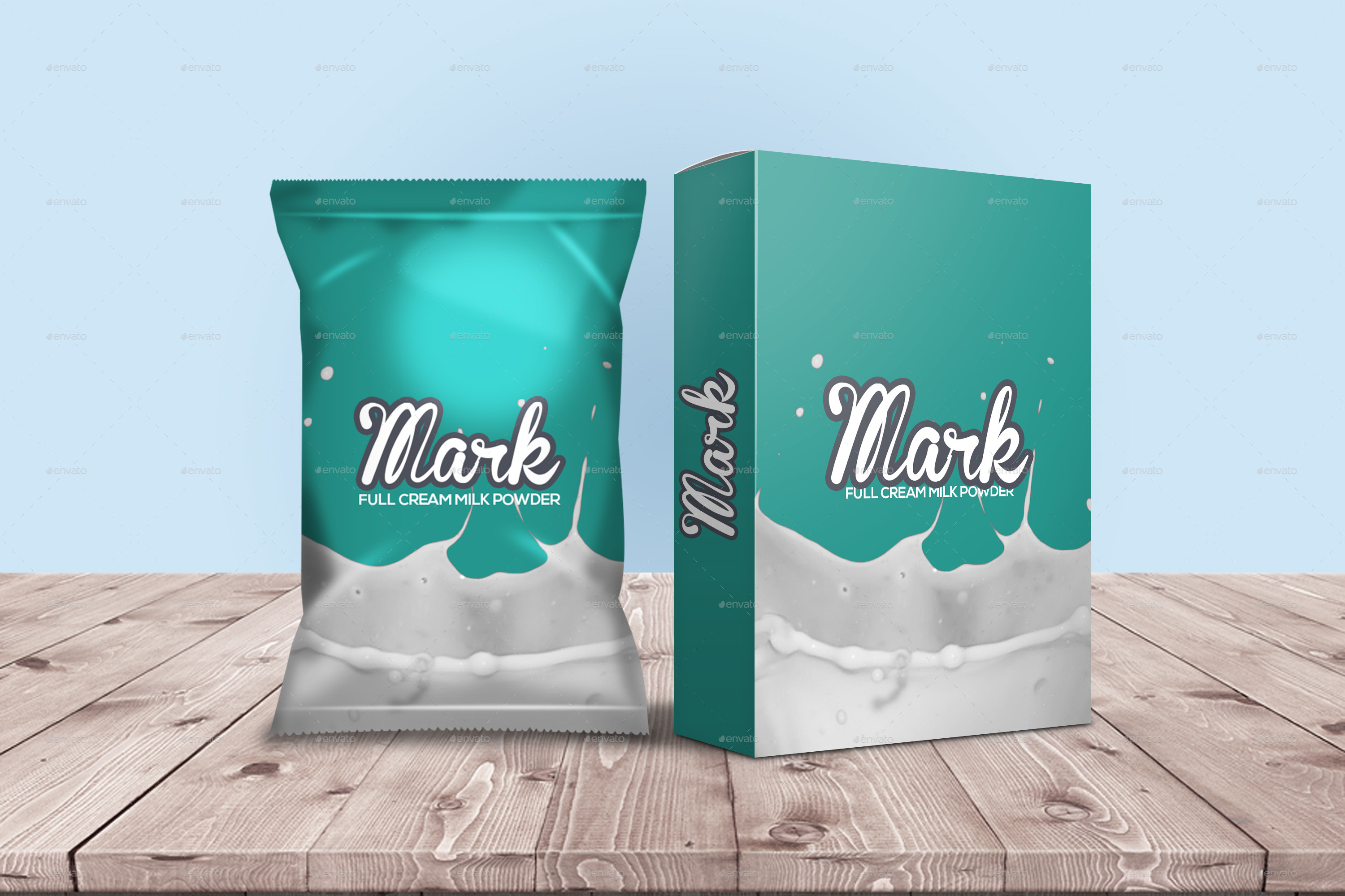 Milk Powder Packaging Mock Up By Mizard Graphicriver