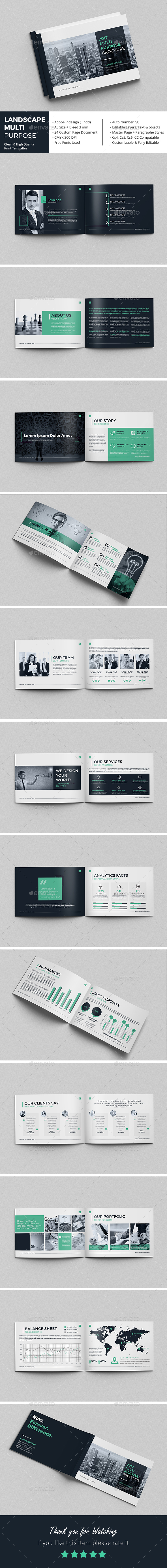 Landscape Multi-Purpose Brochure - Corporate Brochures