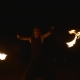 Fire Dance Performer Show With Burning Fire - VideoHive Item for Sale
