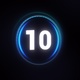 10 to 0 Glow Countdown - VideoHive Item for Sale