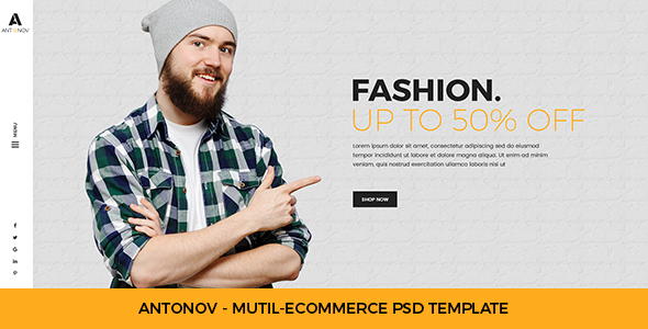 Antonov - Mutil Ecommerce PSD Template - Fashion Retail