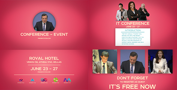 Conference Event - VideoHive 18010650