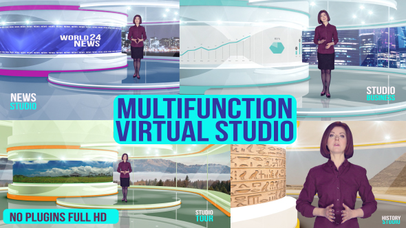 Multifunction virtual studio - VideoHive 18011727