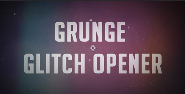 Grunge Glitch Opener - VideoHive 17560617