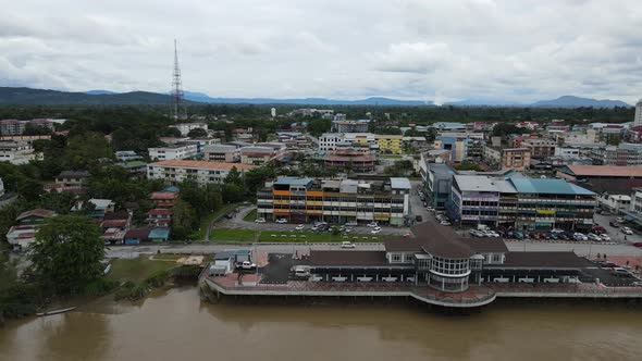 The Towns of Sarawak, Borneo, Malaysia alt
