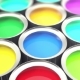 Cans Paint, Group Of Tin Metal Cans With Color Paint Dye - VideoHive Item for Sale