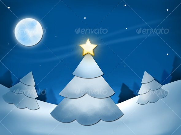 Christmas Scene 1 - Scenes Illustrations