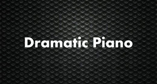 Dramatic piano