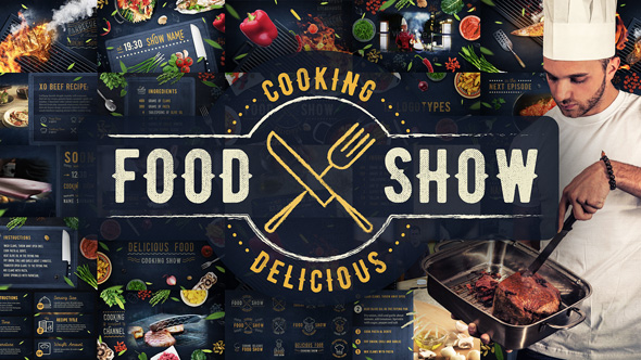 Videohive cooking delicious food show download free