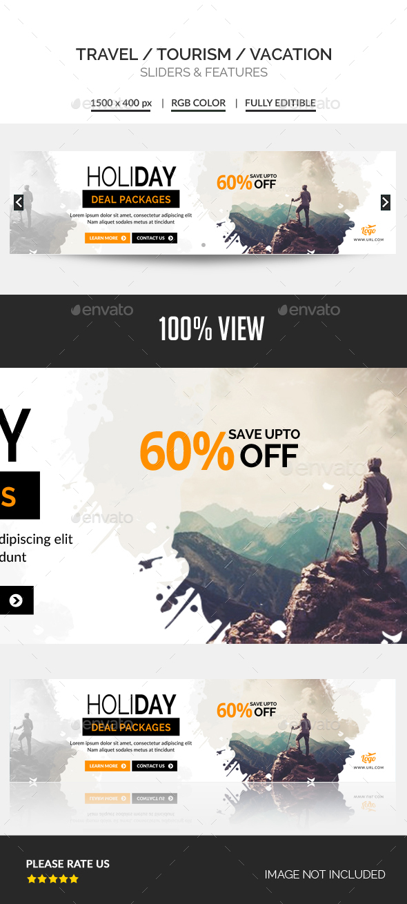 Travel Slider - Sliders & Features Web Elements