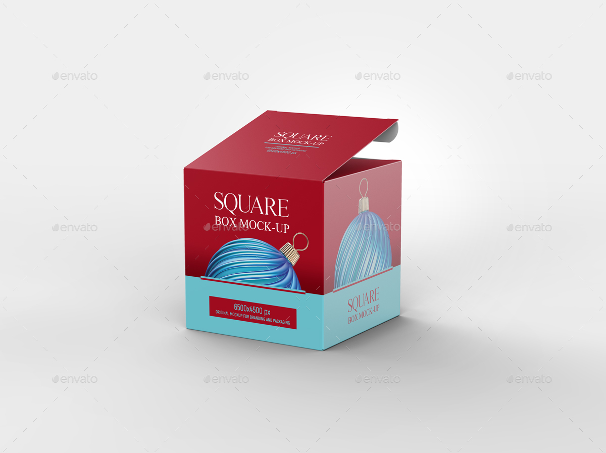 Download Square Box Mockup - Free Download Mockup