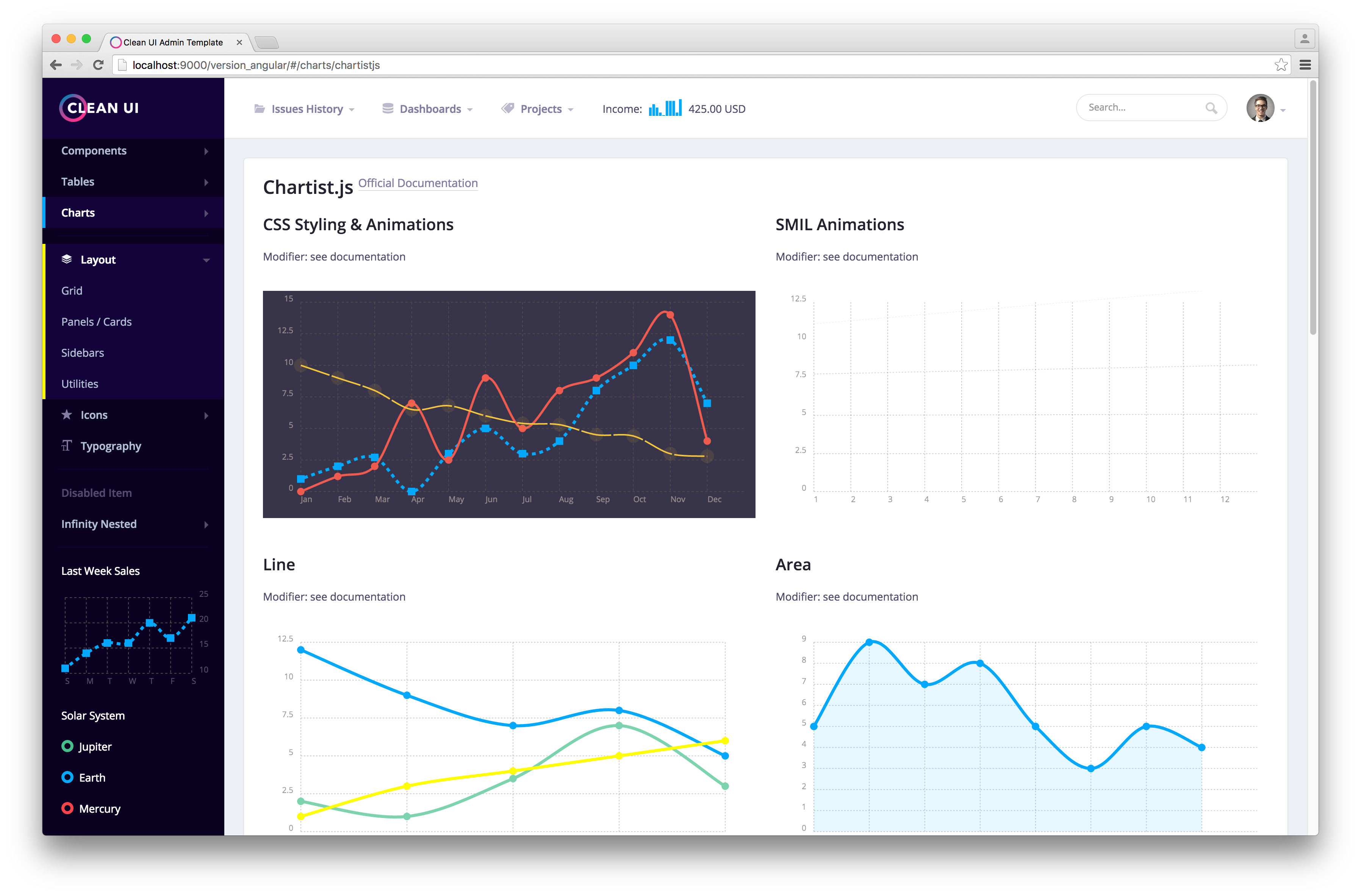 Clean Ui Admin Template Classic Material Design Landing Pages Angularjs Starter Kit Download Zip Angularjs Landing Page Template