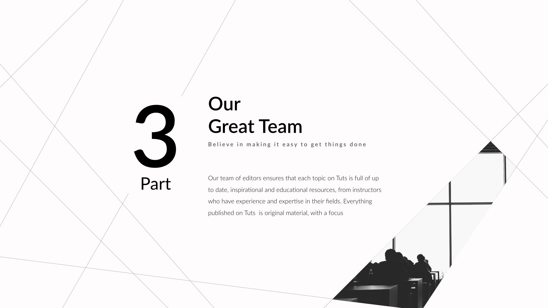 Diagonal Clean & Creative PowerPoint Presentation, Presentation Templates