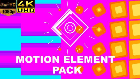 Motion Element Pack - VideoHive 16637909