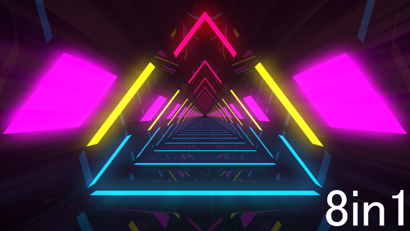 VJ Neon Lights Loops