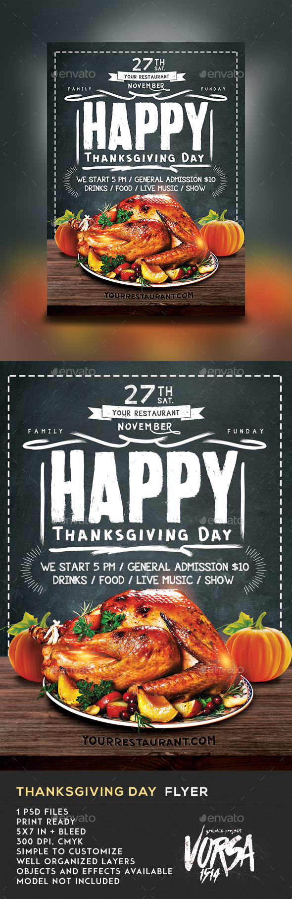 Thanksgiving Day Flyer