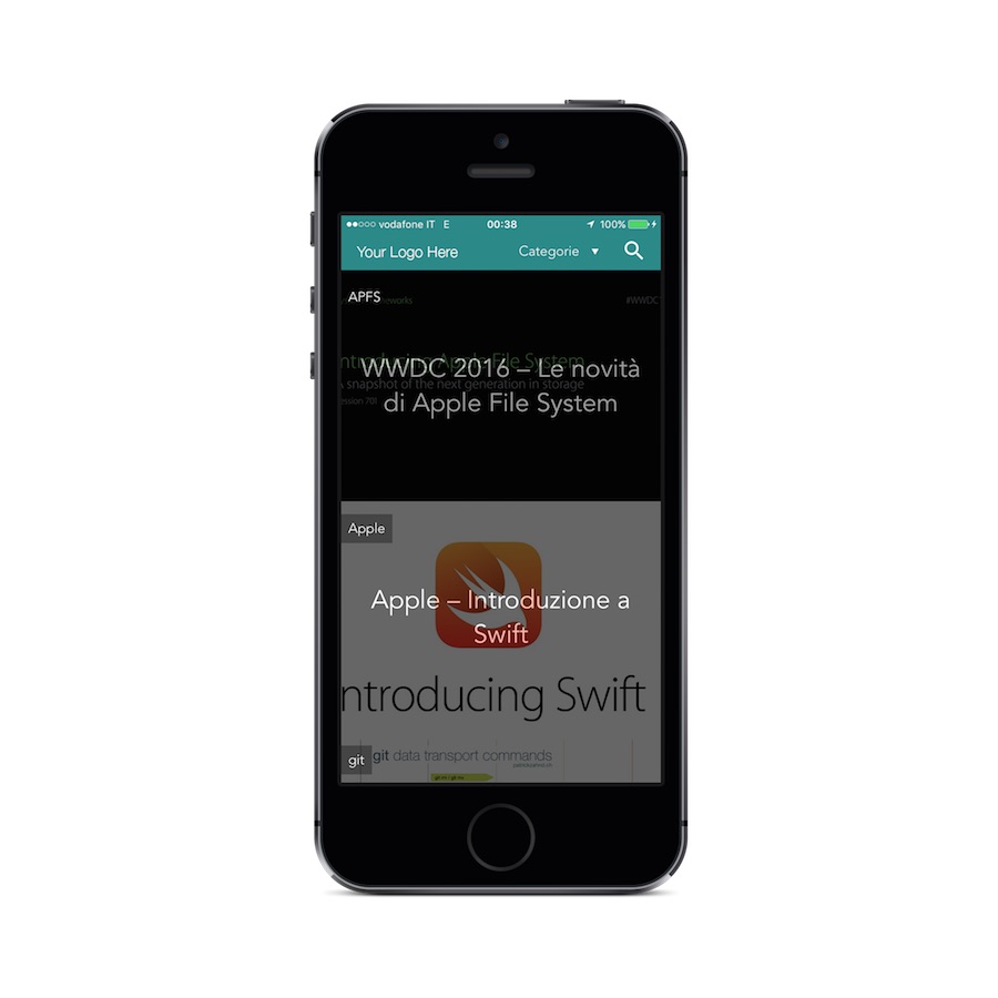 wordpress blog app template