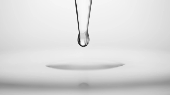 Pipette Drips Transparent Water