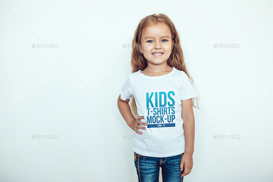 Download Kids T-Shirt Mock-Up by Freeman_Studio | GraphicRiver