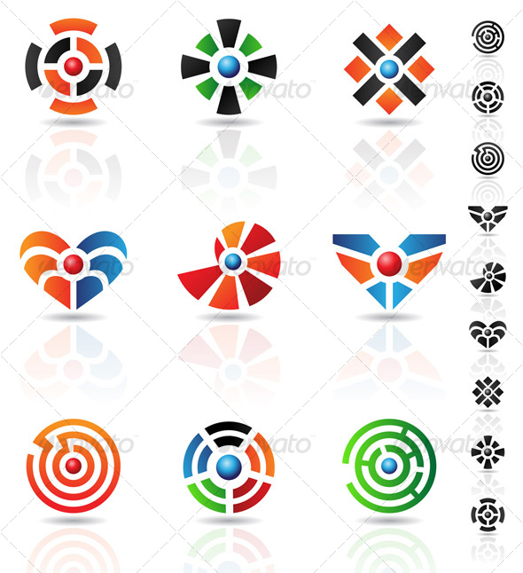 maze icons - Abstract Icons