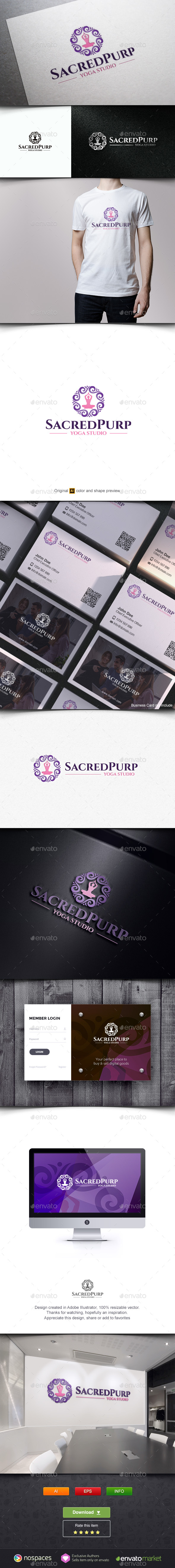 Healthy Yoga - Nature Logo Templates