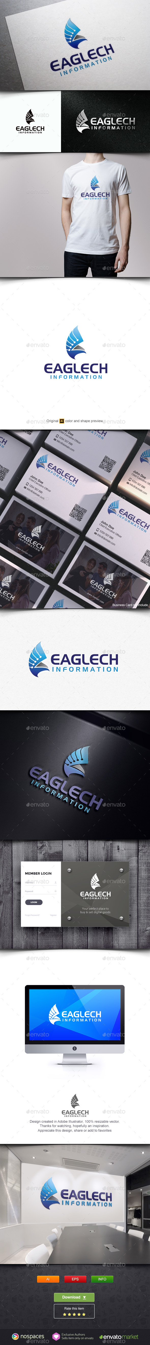 Eagle Tech - Animals Logo Templates