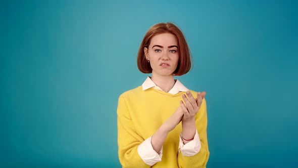 Model Showing Emotion of Disgust alt