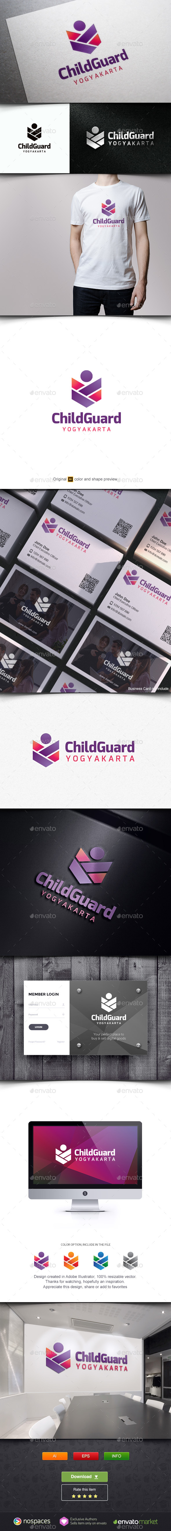 Child Guard Logo - Humans Logo Templates