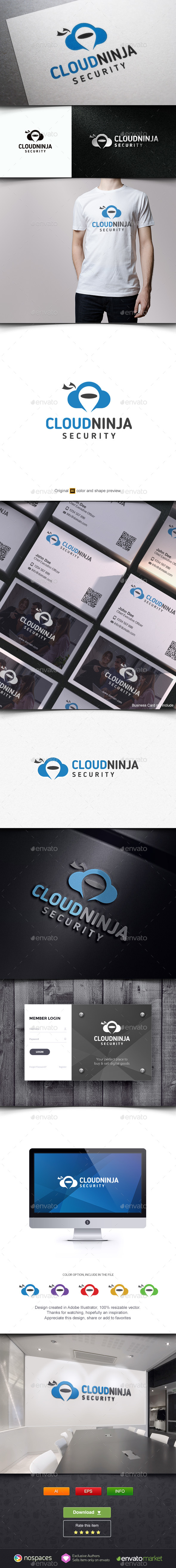 Cloud Ninja Logo - Objects Logo Templates