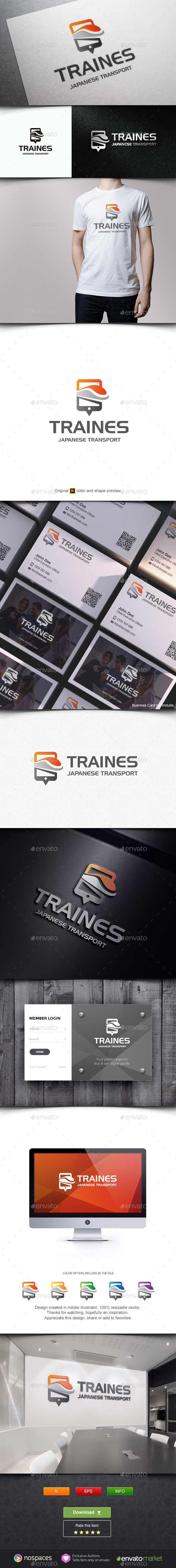 Train Mobile Locator Logo - Objects Logo Templates
