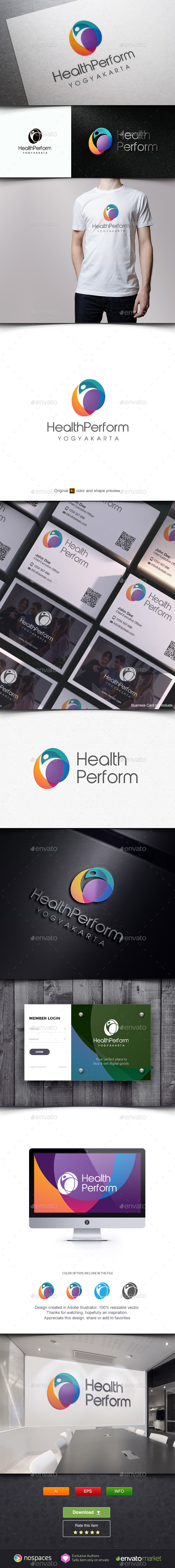 Health Performance Logo - Humans Logo Templates