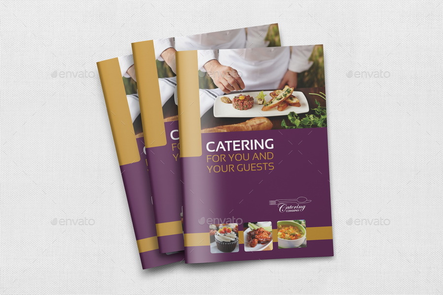 Catering Brochure Template - 20 Pages, Print Templates | GraphicRiver