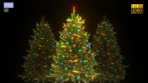 Christmas Tree Animation A4 HD alt