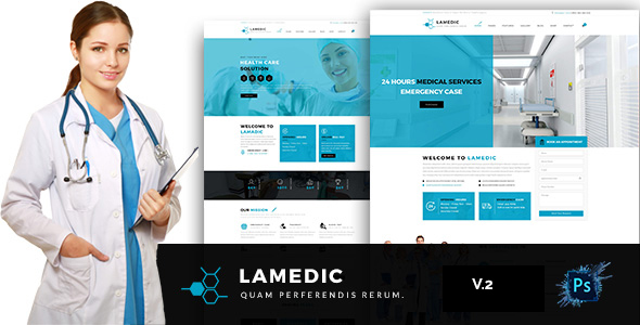 Lamadic -HealthMedical PSD - ThemeForest 16693761