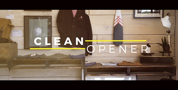 Clean Slideshow Opener - VideoHive 18084518