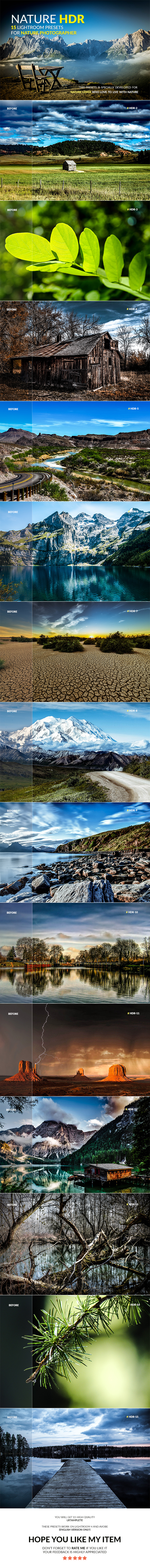 Nature HDR Lightroom Presets - HDR Lightroom Presets