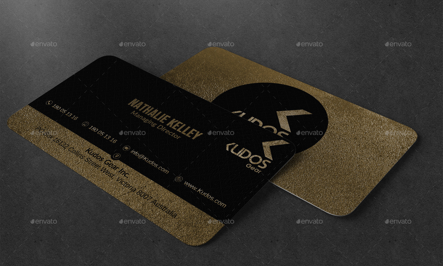 Gold And Black Business Card 5, Print Templates | GraphicRiver